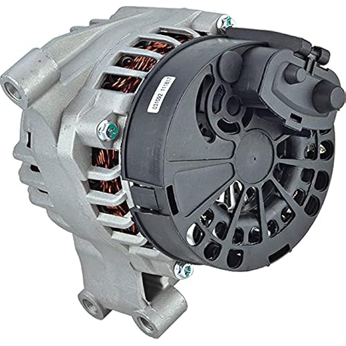 DB Electrical New Alternator Compatible with/Replacement for 1.4L Fiat 500 12 13 2012 2013 68070539AA, RL070593AA, 101210-1650, 11599, 2 Clock 105 Amp Internal Fan Type CW Rotation 12V - Image 5