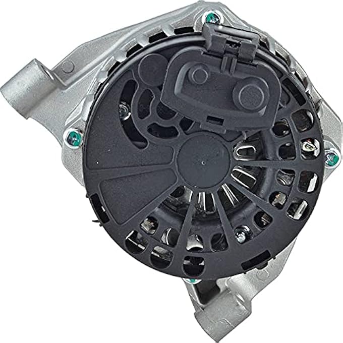 DB Electrical New Alternator Compatible with/Replacement for 1.4L Fiat 500 12 13 2012 2013 68070539AA, RL070593AA, 101210-1650, 11599, 2 Clock 105 Amp Internal Fan Type CW Rotation 12V - Image 4