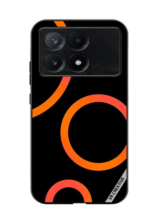 VR CREATIVE Protective Case Cover For Xiaomi Poco X6 Pro Circle Design  Multicolour - Image 1