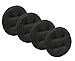 Klear Vu Omega Gripper Non-Slip Tufted Barstool Pad Cushion Set, Midnight, 4-Pack - Image 2