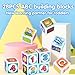 PLAY ABC Building Blocks for Toddlers 13 28 PCS Plastic Baby Alphabet Letters Number Stacking Blocks Set Preschool Learning Educational Montessori Sensory Toys Gifts for Kids Girls Boys - Image 4