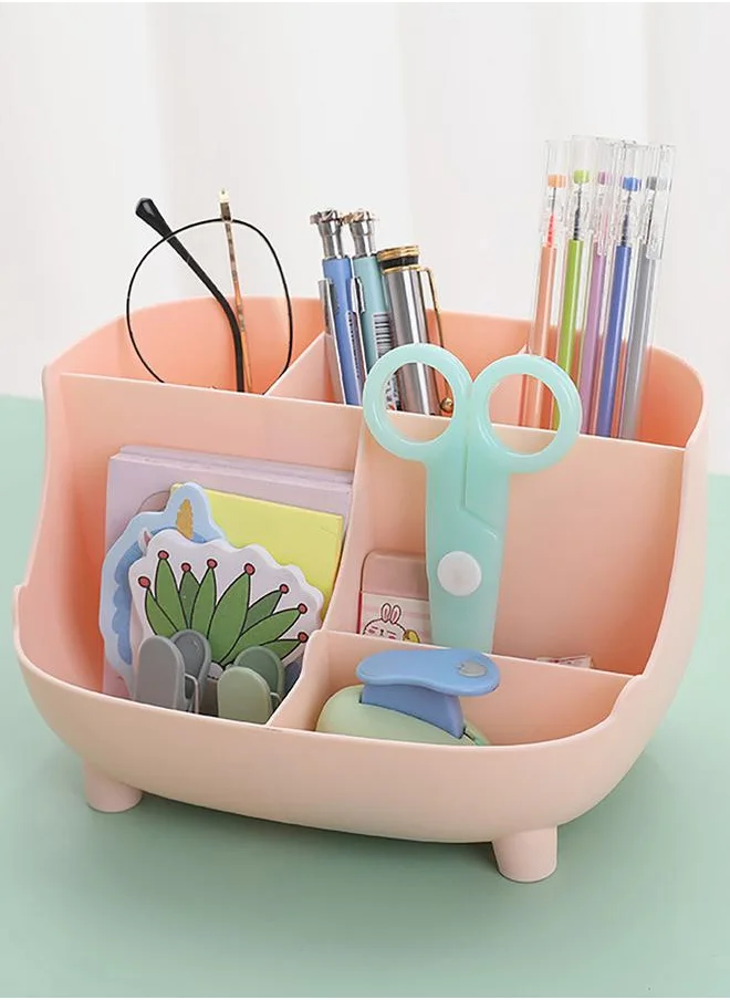 Styli Solid Pink Storage - 6 Compartments