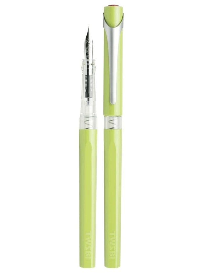 Twsbi قلم حبر TWSBI - لون أخضر كمثري، سن عريض. - Image 4