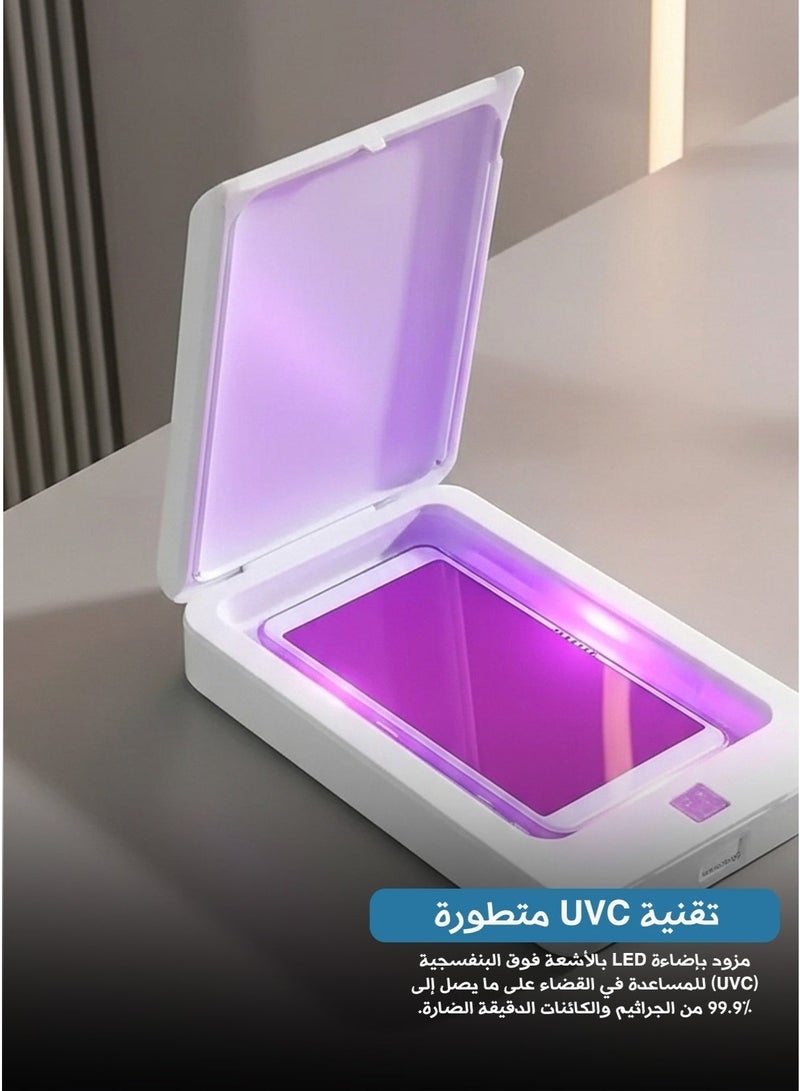 جهاز تعقيم متعدد الوظائف بالأشعة فوق البنفسجية مع علاج عطري ومستشعر مغناطيسي - Image 3
