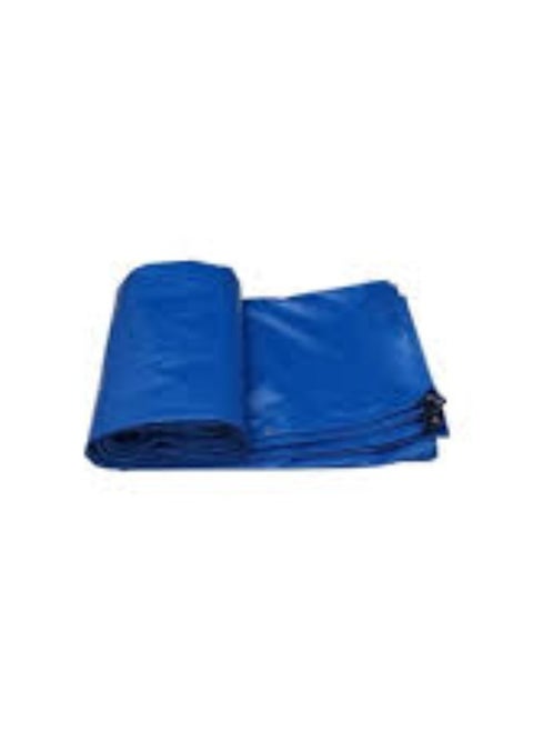 KNP Blue Ground Cover Tarpaulin Sheet measuring 5x6 meters is a durable and versatile outdoor covering designed to provide protection from weather elements and temporary shelter.