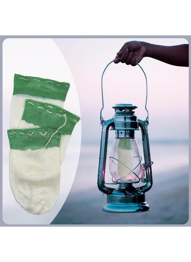 Tenalleys 10pcs Propane Lantern Mantles String Tie Lantern Mantles for Outdoor Camping Lantern Natural Fueled Lanterns  - Image 2