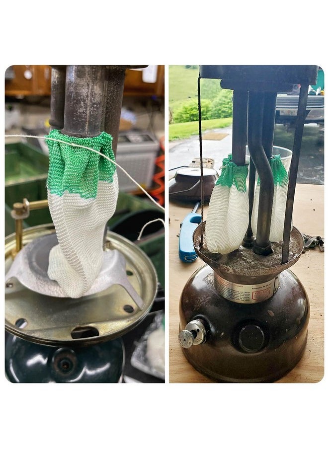 Tenalleys 10pcs Propane Lantern Mantles String Tie Lantern Mantles for Outdoor Camping Lantern Natural Fueled Lanterns  - Image 3