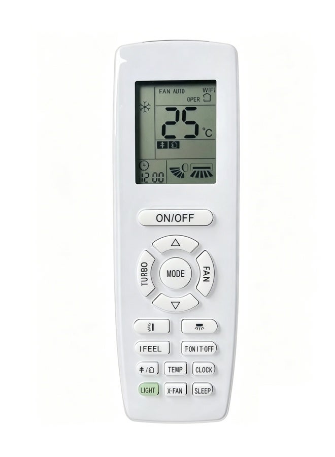 Fanski Replacement Air Conditioner Remote Control Compatible with Gree YB1F2 YB1FA YAPOF3, Full Function AC Remote, No Programming Needed - Image 1