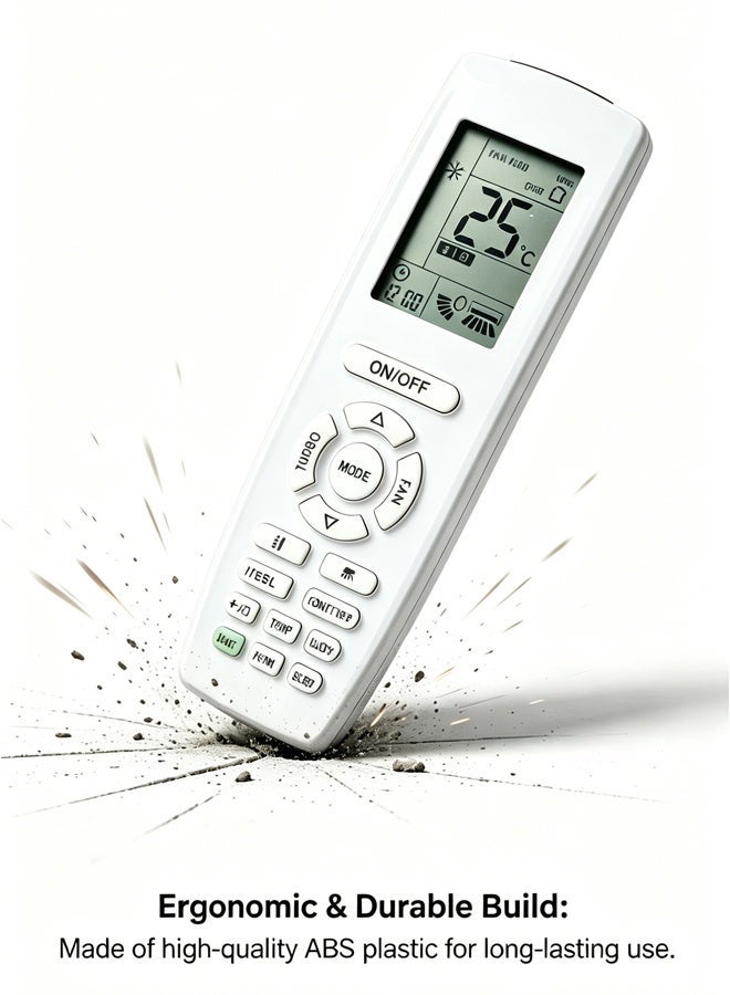 Fanski Replacement Air Conditioner Remote Control Compatible with Gree YB1F2 YB1FA YAPOF3, Full Function AC Remote, No Programming Needed - Image 5