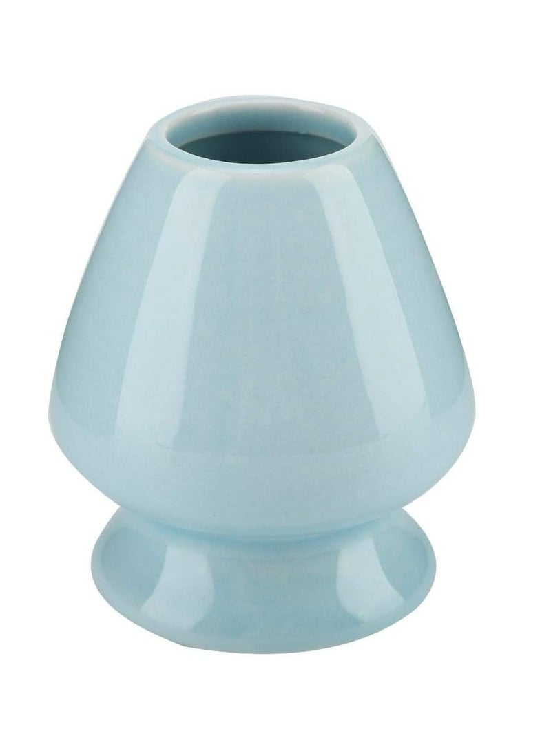 إسكدنيا 1 قطعة منصة شاسين المتشا مجموعة منصة شاسين المتشا حامل صمامي لشاسين المتشا لملحقات مجموعة الشاي (الأزرق) - Image 1