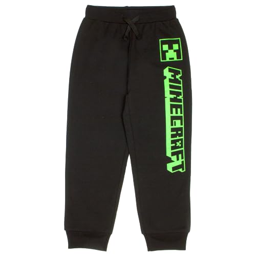 Minecraft Creeper Graphic 2-Piece Set - Boys Fleece Pullover Hoodie & Jogger Pants 2-Pack Bundle Set for Kids and Toddlers (Size 8, Green) - Image 4