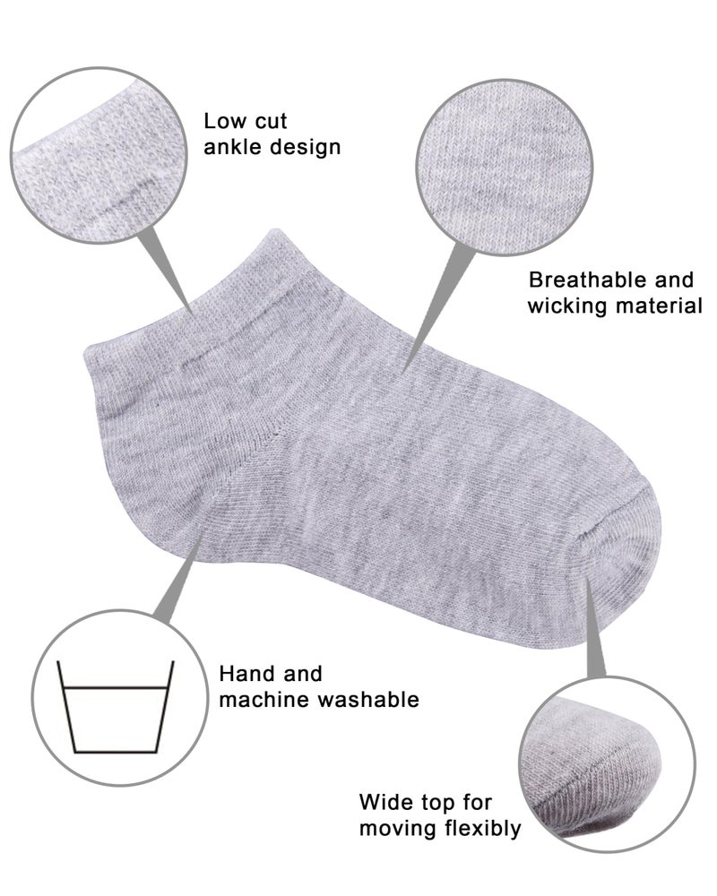 Duufin 25 Pairs Toddler Ankle Socks Kids Low Cut Half Cushion Socks Low Rise Sock for Toddlers Boys Girls, 1-2T - Image 2