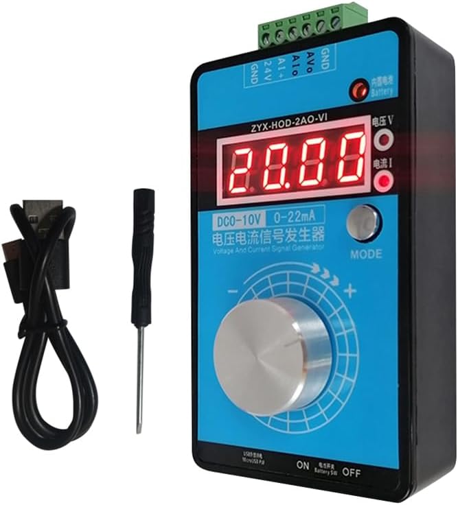 Adjustable 0 5V 10V 0 20MA 4 20MA Analog Signal Generator Current Voltage Source 24V With Battery - Image 4