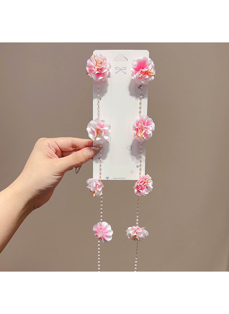 Generic Kids Butterfly Hair Clips Princess Tassel Chains The main figure is the same [time limit impulse]]