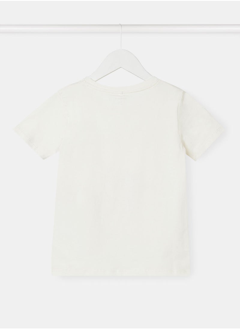 NAME IT - Boys Box Print T-Shirt - Image 1
