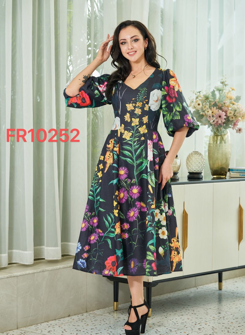 embroidered midi dress  - Image 2