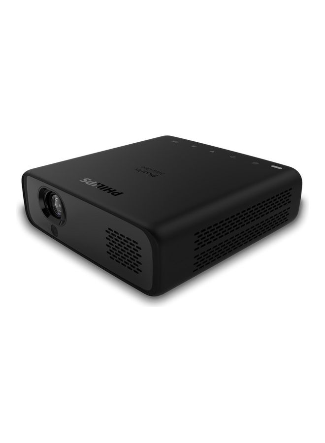 Philips NeoPix 520, True Full HD Projector with Integrated Android TV, Chromecast, and HDMI Connection, Ultra-Bright and Portable, Built-in Speakers And 5-Hour Battery PPX520/INT Black - Image 1