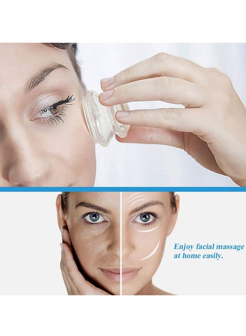 Professional Silicone Cupping Therapy Set Cups For Massage For Anti-Cellulite Facial Body Pain Relief Muscle Relaxation Joint Pain Size 4 - Image 2