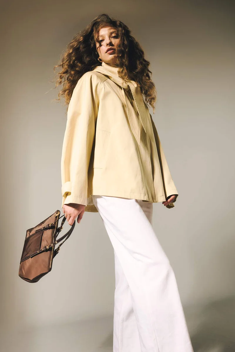 ديفاكتو Regular Fit Cotton Trenchcoat