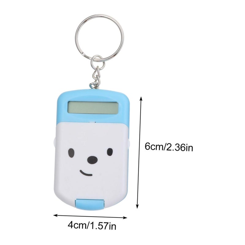2Pcs Mini Calculator Portable Cute Electronic Desktop Tool For Students With LCD Display - Image 3