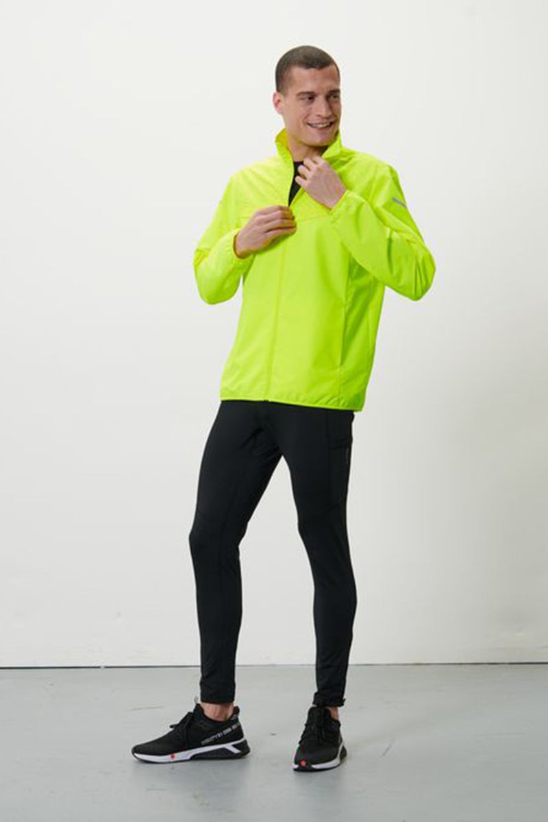 Tchibo Men Plain Wind Breaker Jacket, Green  - Image 1