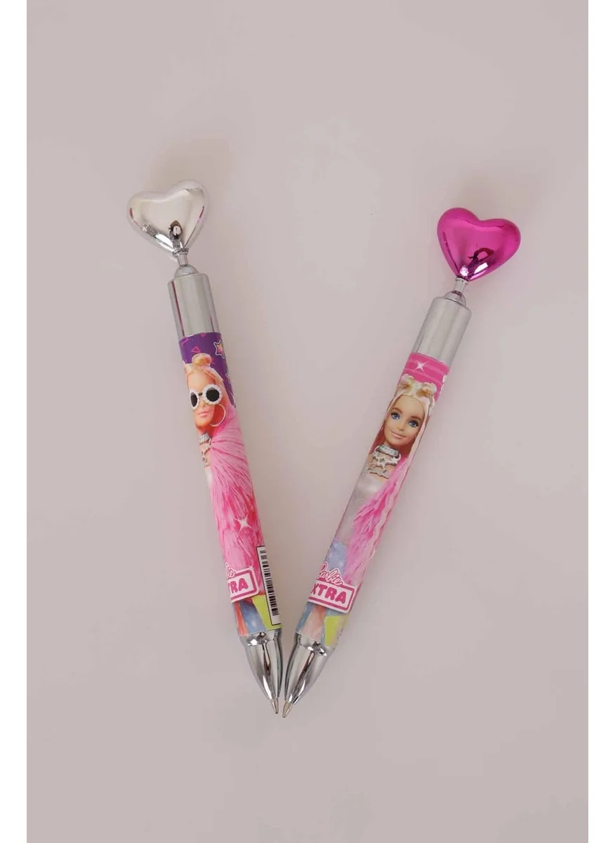 باربي Licensed Heart Headed Versatile Tip Pen 0.7 mm