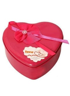 RATSAW Teddy and Rosses Heart Shaped Valentine Gift Box  Artificial Flower Gift Box Red 3 Piece Gift for Girlfriend Wife Lovers Romantic Gift for Valentine Day  - Image 2