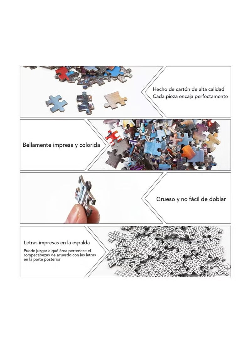 Bukela 1000 Piece Puzzle Challenge Your Creativity and Intelligence Perfect Gift and Family Time Activity High Quality and Vibrant Colors - Image 3