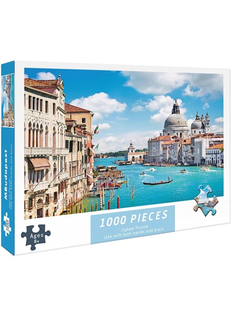 Bukela 1000 Piece Puzzle Challenge Your Creativity and Intelligence Perfect Gift and Family Time Activity High Quality and Vibrant Colors - Image 1