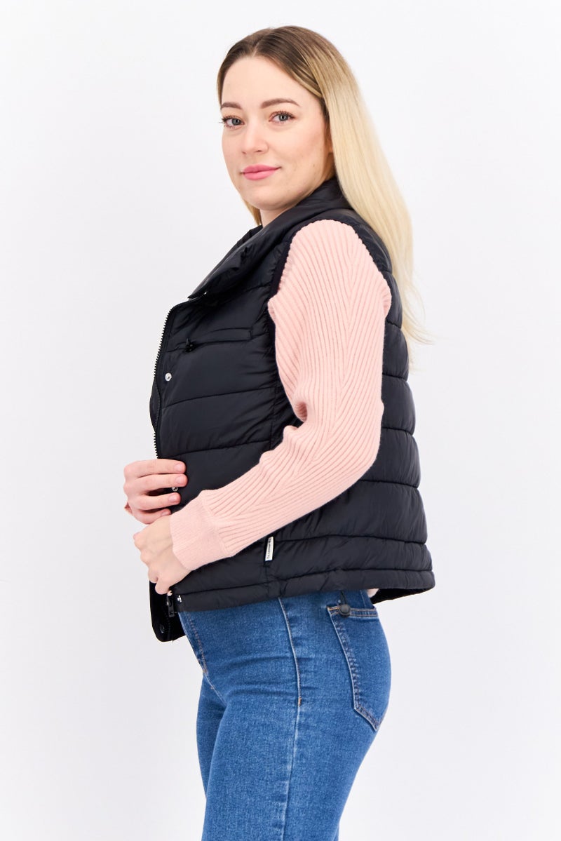 Bearpaw Women Quilted Puffer Jacket, Black - Image 3