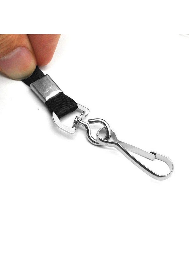 Beebel Lanyards 100 Pcs Lanyard for Id Badges Flat Lanyard with Badge Clip J-Hook - Image 4