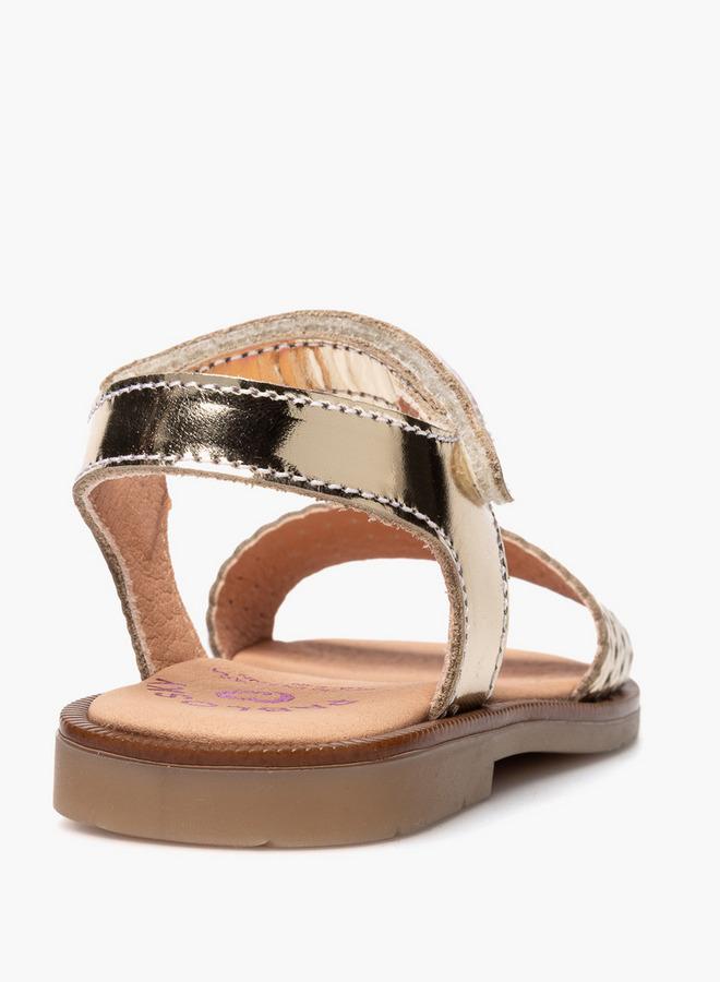 Pablosky Girls Hook & Loop Strap Sandals Ramadan Collection - Image 3