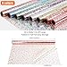 CMFYHM 8 Rolls clear Cellophane Wrap Roll 34 in x 164 ft x 8 Colors Gift Baskets Wrap RollExtra Wide Transparent Polka Dots Cellophane Wrapping for Gift BasketsFlowers Candies DIY CraftBaby Shower EasterHalloweenChristmas - Image 4
