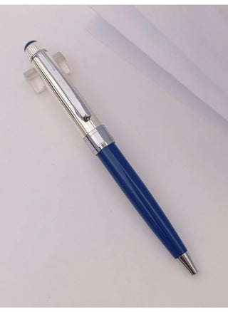 silver and blue