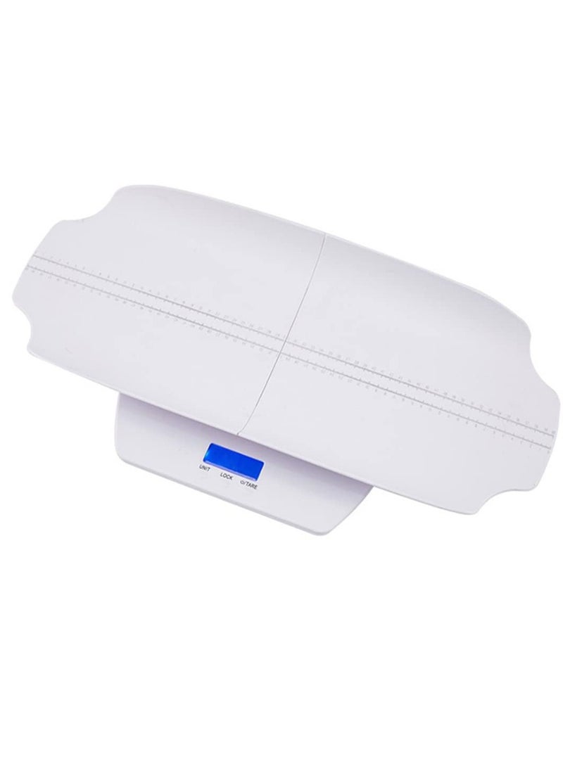 XiuWoo Baby Scale, Pet Scale, Multi-Function Toddler Scale, Digital Baby Scale, Blue Backlight, Weight and Height Track Max 100kg - Image 4