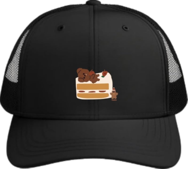 bear Baseball cap Black 24