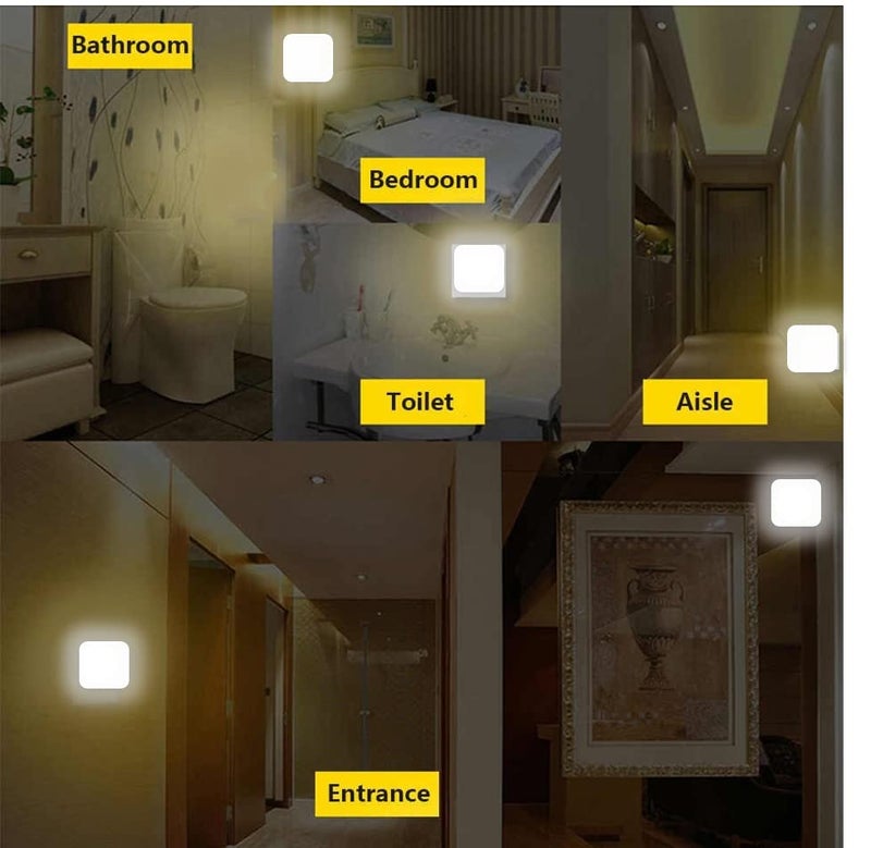 TARAMPRO Night Lamp Night Light Energy Saving LED Plug in Lamp for Children Kids Bedroom - Pack of 1 (Warm White) - Image 5