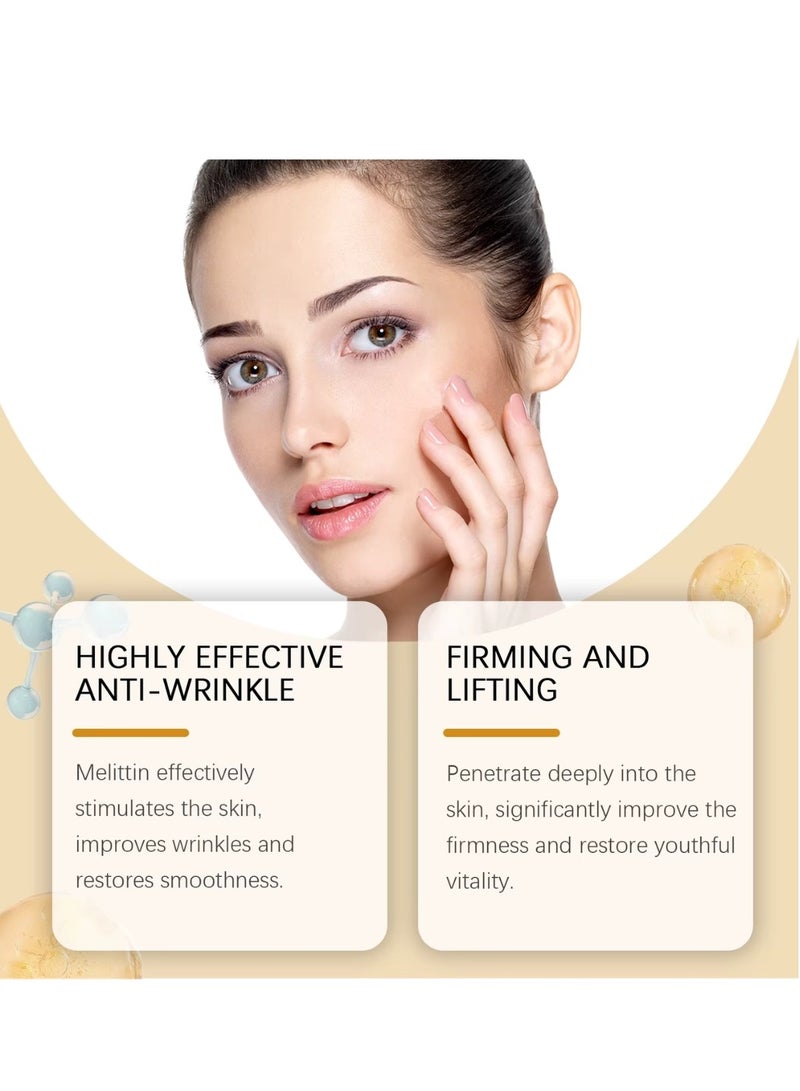 OUHOE Botox Bee Venom Wrinkle Cream Skin Firming Body Cream Bee Venom Cream Anti Wrinkle Cream Wrinkle Removal and Firming Anti Aging Cream Bee Venom Face Lift Cream Botox Multi Purpose Cream 20g - Image 2