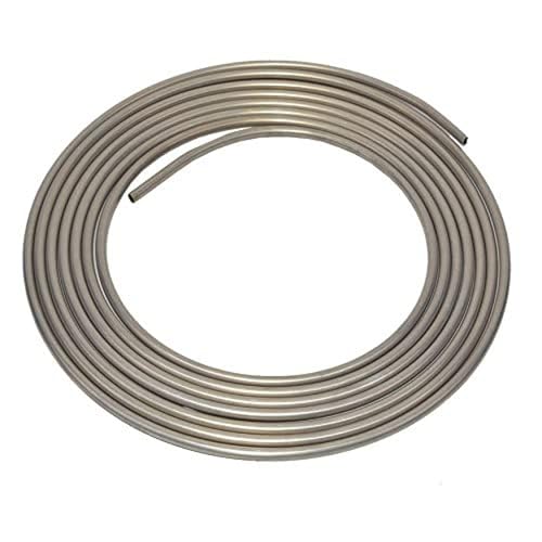 A-Team Performance - 3003-Grade Aluminum Coiled Tubing Fuel Line Tube, 3/8 Inch, Diameter 25-Feet Roll.035-inch Wall Thickness. - Compatible with Larger Tube Diameter - Image 1