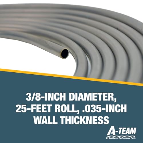 A-Team Performance - 3003-Grade Aluminum Coiled Tubing Fuel Line Tube, 3/8 Inch, Diameter 25-Feet Roll.035-inch Wall Thickness. - Compatible with Larger Tube Diameter - Image 4