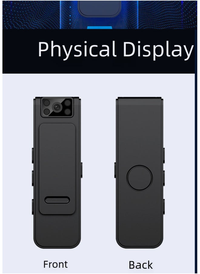 Generic Arrival Sports Riding DV Security Assistant Recording Meeting Compact Portable Action Camera With Built-In Mic-Body Color:32G-Memory 10 Speed  - Image 4