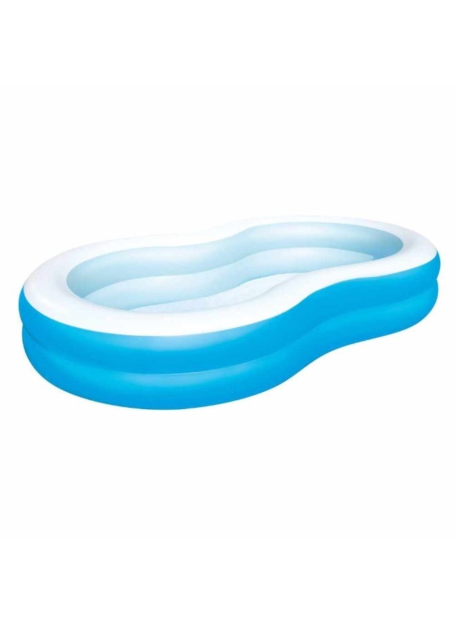 Bestway Bestway 262 x 157 x 46 cm Inflatable Family Pool - Model 54117, 544 Litre Capacity, Kids and Adults Garden Pool  - Image 1