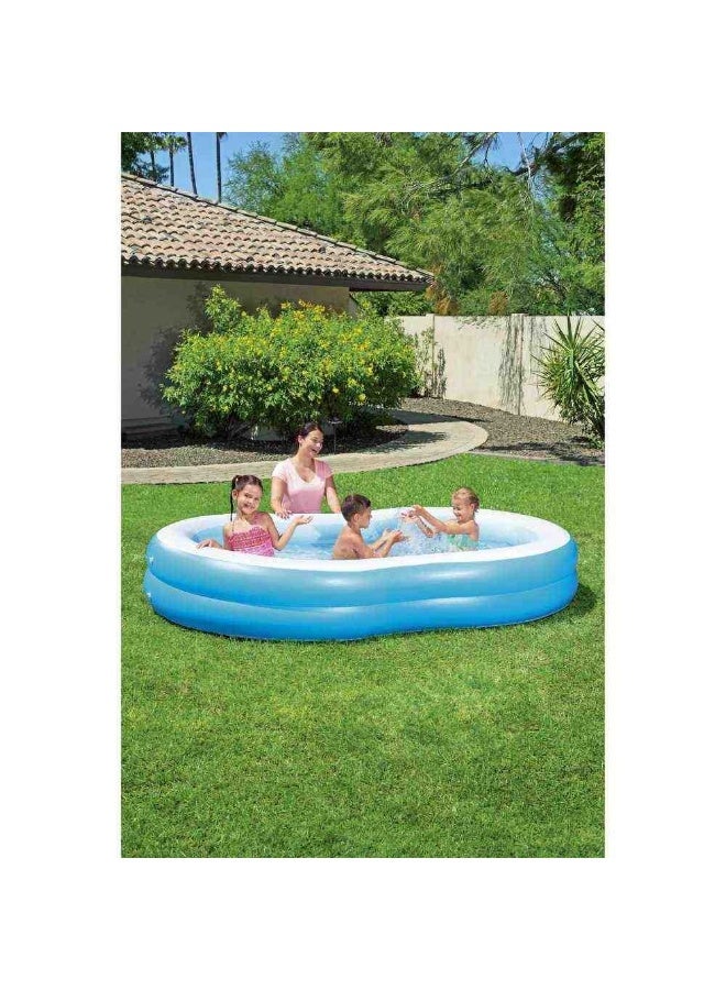 Bestway Bestway 262 x 157 x 46 cm Inflatable Family Pool - Model 54117, 544 Litre Capacity, Kids and Adults Garden Pool  - Image 5