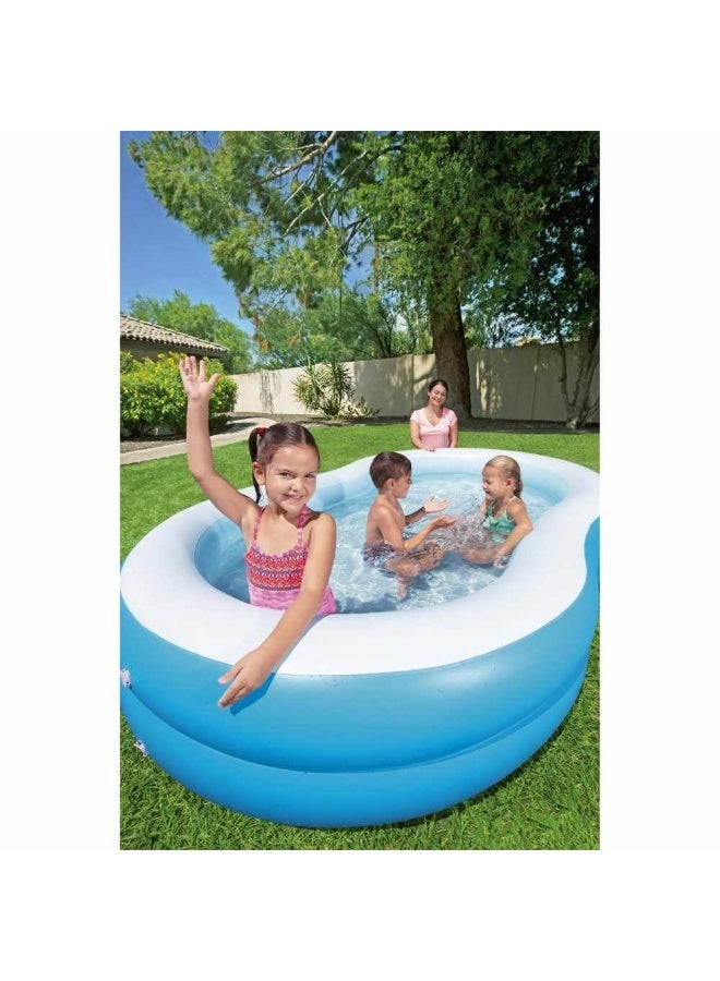 Bestway Bestway 262 x 157 x 46 cm Inflatable Family Pool - Model 54117, 544 Litre Capacity, Kids and Adults Garden Pool  - Image 3