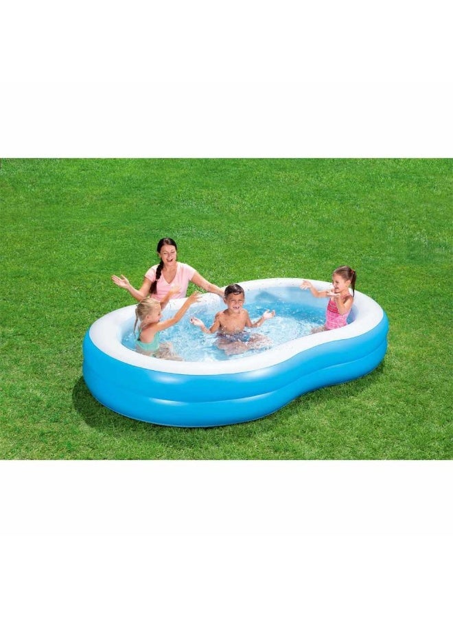 Bestway Bestway 262 x 157 x 46 cm Inflatable Family Pool - Model 54117, 544 Litre Capacity, Kids and Adults Garden Pool  - Image 2