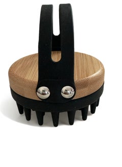 Aroura Premium Scalp Massaging Shampoo Brush for Hair Growth – Soft Silicone Exfoliating Bristles with Bamboo Handle Scalp Scrubber 1 Piece  - Image 2