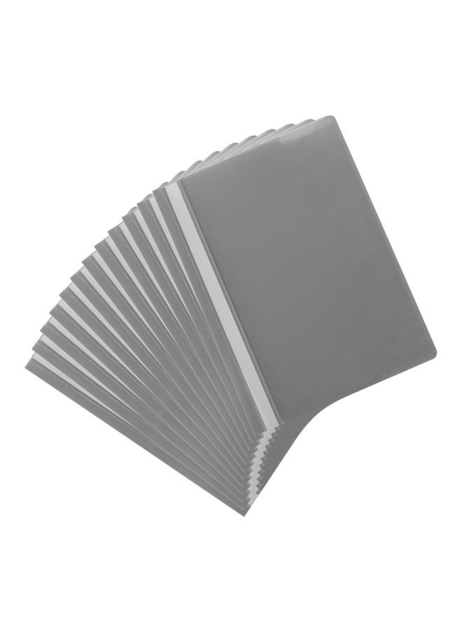 NIBEMINENT 12-Piece File Protector Set Grey - Image 1