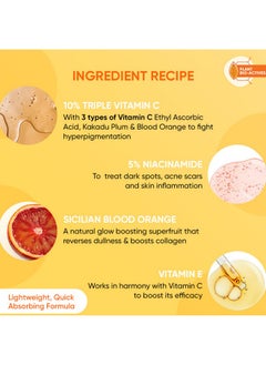 Dot & Key 10% Vitamin C + E, 5% Niacinamide Serum | Vitamin C Serum For Glowing Skin | Fades Dark Spots | Vit C Serum With Blood Orange & Pumpkin | For Uneven & Dull Skin | For All Skin Types | 20Ml  - Image 4