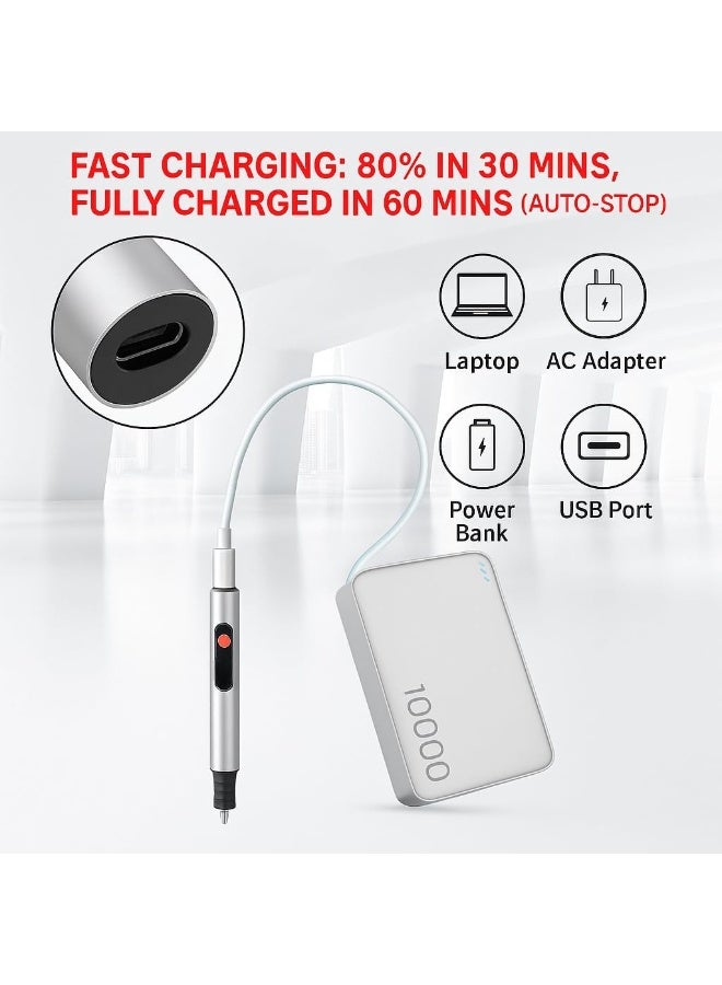 Electric Engraving Pen Tool for Metal - Wireless Engraver Kit for Wood Glass Stone Plastic All Materials - Image 5