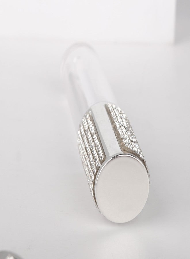 COSIDEA 15pcs Round Empty 5ml 0.17oz Silver lip gloss tubes with wand diamond Lipgloss tube containers for lip oil packing - Image 5
